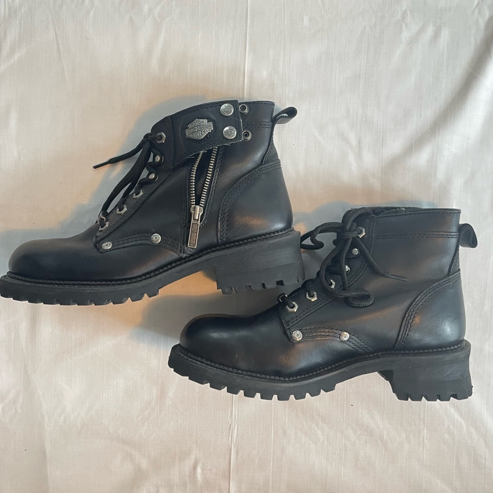 Harley Davidson size 10 womens moto boot